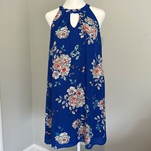 Charming Charlie Women’s Blue Floral Dress Size Small